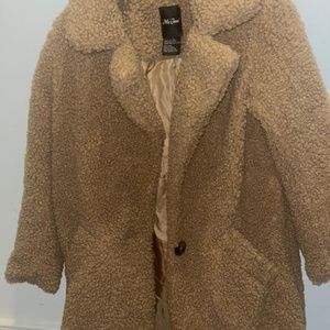 Teddy Coat, knee length